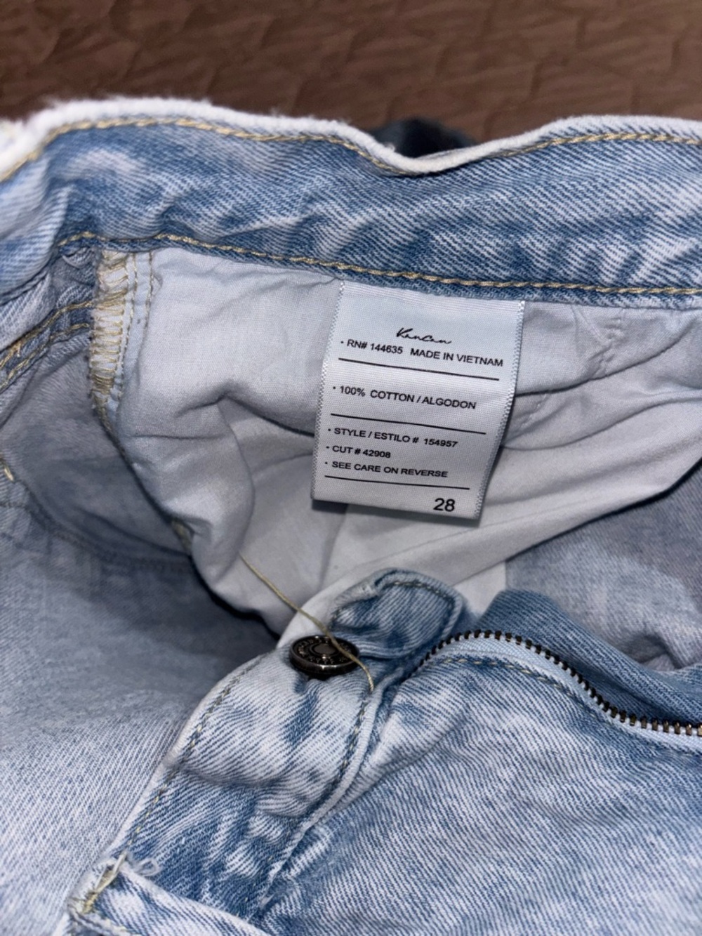 KanCan Light Blue Distressed Boyfriend Jeans - Picture 4 of 6